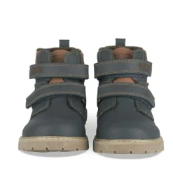 Bottines Fourré MARINE Garçon Motif Uni Scratch