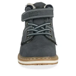 Bottines Fourré MARINE Garçon Motif Fausse Fourrure Lacets