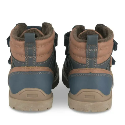 Bottines Fourré MARINE Garçon Motif Uni Scratch