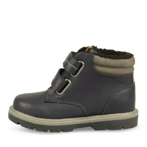 Bottines Fourré MARINE Garçon Scratch