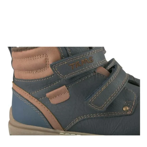 Bottines Fourré MARINE Garçon Motif Uni Scratch