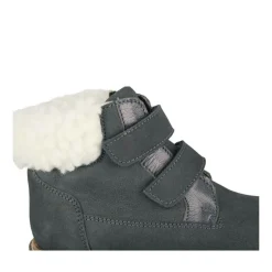 Bottines Fourré MARINE Garçon CUIR Motif Uni Scratch