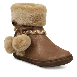 Bottines Fourré MARRON Fille Fermeture éclair