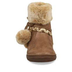 Bottines Fourré MARRON Fille Fermeture éclair