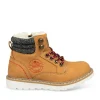 Bottines Fourré MARRON Garçon Lacets