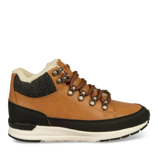 Bottines Fourré MARRON Garçon Scratch