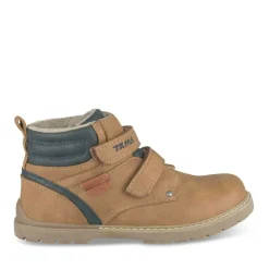 Bottines Fourré MARRON Garçon Motif Uni Scratch