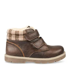 Bottines Fourré MARRON Garçon Scratch
