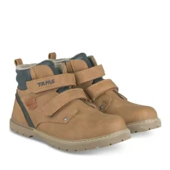 Bottines Fourré MARRON Garçon Motif Uni Scratch