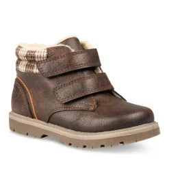 Bottines Fourré MARRON Garçon Scratch