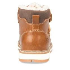 Bottines Fourré MARRON Garçon Motif Uni Scratch