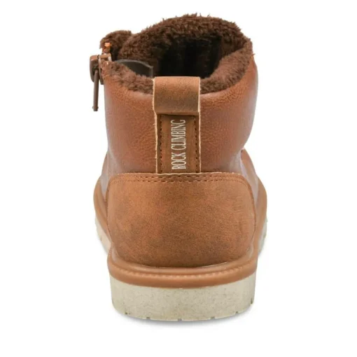 Bottines Fourré MARRON Garçon Lacets