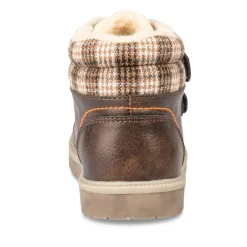 Bottines Fourré MARRON Garçon Scratch
