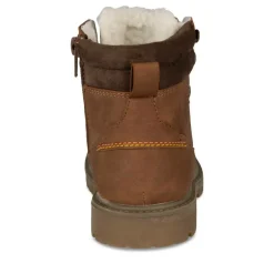 Bottines Fourré MARRON Garçon Lacets