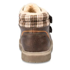 Bottines Fourré MARRON Garçon Scratch