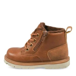 Bottines Fourré MARRON Garçon Lacets