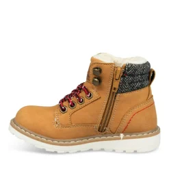 Bottines Fourré MARRON Garçon Lacets