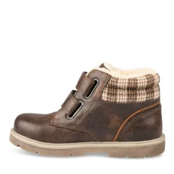Bottines Fourré MARRON Garçon Scratch