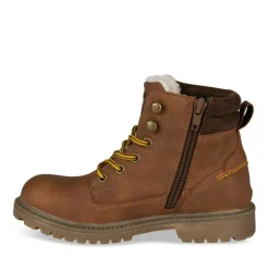 Bottines Fourré MARRON Garçon Lacets