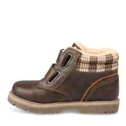 Bottines Fourré MARRON Garçon Scratch