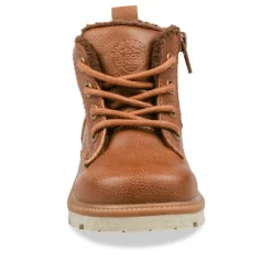 Bottines Fourré MARRON Garçon Lacets