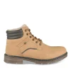 Bottines Fourré MARRON Homme Motif Uni Lacets