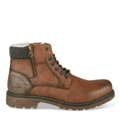 Bottines Fourré MARRON Homme Lacets