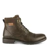 Bottines Fourré MARRON Homme Motif Uni A Enfiler
