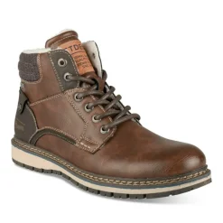 Bottines Fourré MARRON Homme A Enfiler