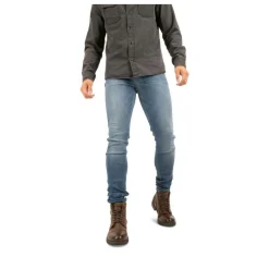 Bottines Fourré MARRON Homme Motif Uni Lacets