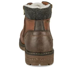 Bottines Fourré MARRON Homme Lacets