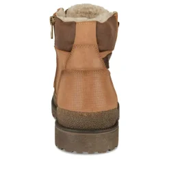 Bottines Fourré MARRON Homme Motif Uni Lacets