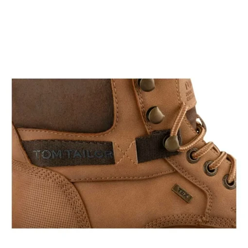 Bottines Fourré MARRON Homme Motif Uni Lacets