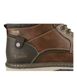 Bottines Fourré MARRON Homme A Enfiler