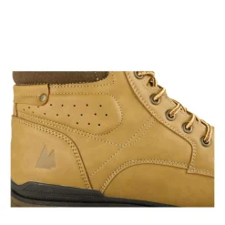 Bottines Fourré MARRON Homme Motif Uni A Enfiler