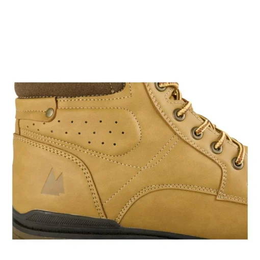Bottines Fourré MARRON Homme Motif Uni A Enfiler