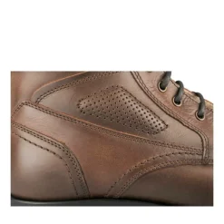 Bottines Fourré MARRON Homme CUIR Motif Uni Lacets