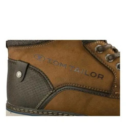 Bottines Fourré MARRON Homme Motif Uni Lacets