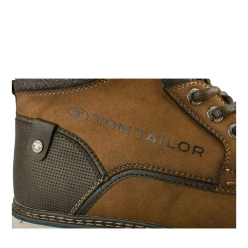 Bottines Fourré MARRON Homme Motif Uni Lacets