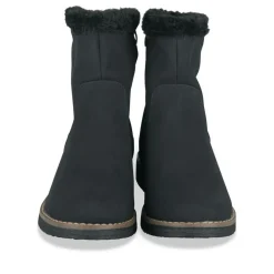 Bottines Fourré NOIR Femme Motif Uni Fermeture éclair