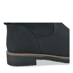 Bottines Fourré NOIR Femme Motif Uni Fermeture éclair