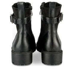 Bottines Fourré NOIR Femme Motif Uni Fermeture éclair