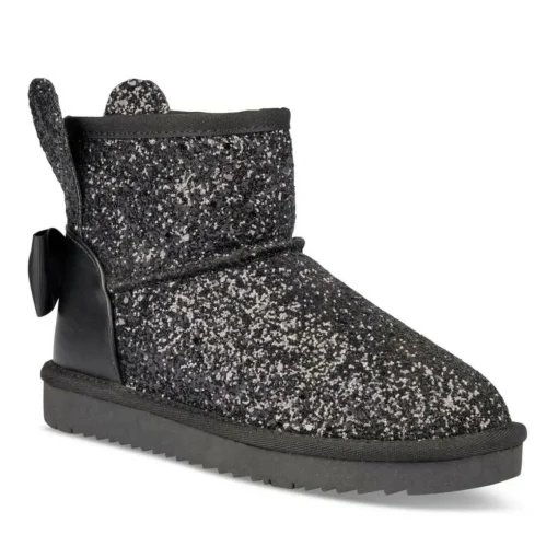 Bottines Fourré NOIR Fille A Enfiler
