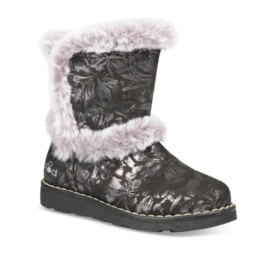 Bottines Fourré NOIR Fille Scratch