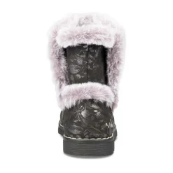 Bottines Fourré NOIR Fille Scratch
