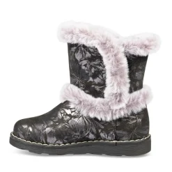 Bottines Fourré NOIR Fille Scratch