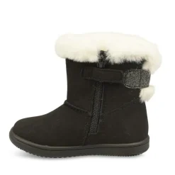 Bottines Fourré NOIR Fille Fermeture éclair