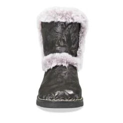 Bottines Fourré NOIR Fille Scratch