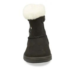 Bottines Fourré NOIR Fille Fermeture éclair