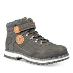 Bottines Fourré NOIR Garçon Motif Uni Scratch